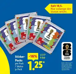 Lidl Sticker- Packs Angebot