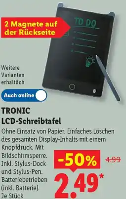 Lidl TRONIC LCD-Schreibtafel Angebot