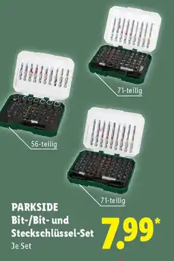 Lidl PARKSIDE Bit-/Bit- und Steckschlüssel-Set Angebot