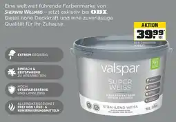 OBI valspar SUPER WEISS Angebot