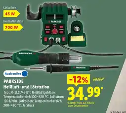 Lidl PARKSIDE Heißluft- und Lötstation Angebot