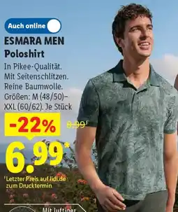 Lidl ESMARA MEN Poloshirt Angebot