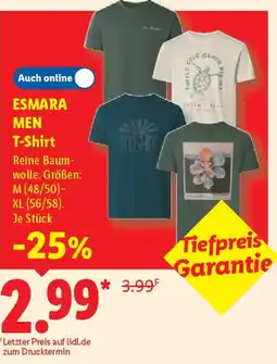 Lidl ESMARA MEN T-Shirt Angebot