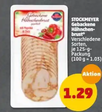 PENNY Stockmeyer Gebackene Hähnchenbrust 125g Angebot