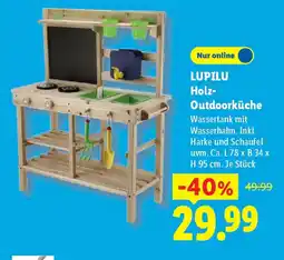 Lidl LUPILU Holz- Outdoorküche Angebot
