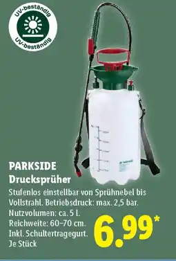 Lidl PARKSIDE Drucksprüher Angebot