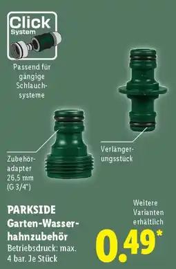 Lidl PARKSIDE Garten-Wasserhahnzubehör Angebot