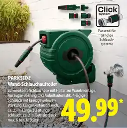 Lidl PARKSIDE Wand-Schlauchaufroller Angebot