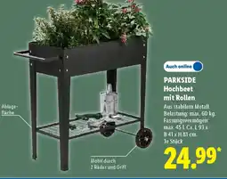 Lidl PARKSIDE Hochbeet mit Rollen Angebot