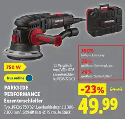Lidl PARKSIDE PERFORMANCE Exzenterschleifer Angebot