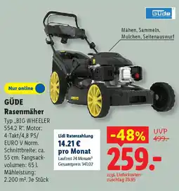 Lidl GÜDE Rasenmäher Angebot