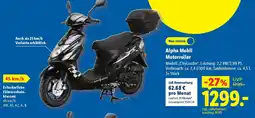 Lidl Alpha Mobil Motorroller Angebot