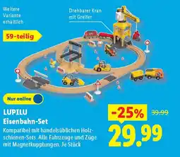 Lidl LUPILU Eisenbahn-Set Angebot