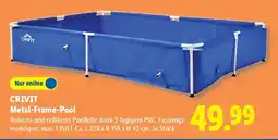 Lidl CRIVIT Metal-Frame-Pool Angebot