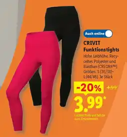 Lidl CRIVIT Funktionstights Angebot