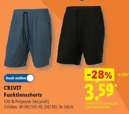 Lidl CRIVIT Funktionsshorts Angebot