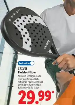 Lidl CRIVIT Padelschläger Angebot