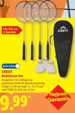 Lidl CRIVIT Badminton-Set Angebot