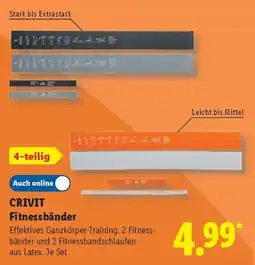 Lidl CRIVIT Fitnessbänder Angebot