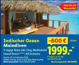 Lidl Indischer Ozean Malediven Angebot