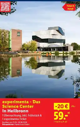 Lidl experimenta - Das Science Center in Heilbronn Angebot