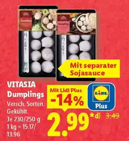 Lidl VITASIA Dumplings Angebot