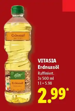 Lidl VITASIA Erdnussöl Angebot