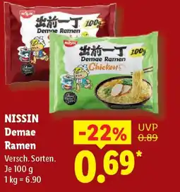 Lidl NISSIN Demae Ramen Angebot