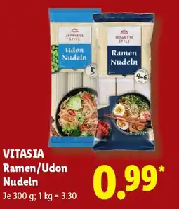 Lidl VITASIA Ramen/Udon Nudeln Angebot