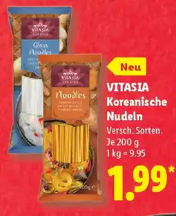 Lidl VITASIA Koreanische Nudeln Angebot