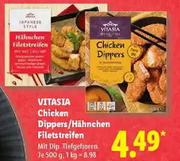 Lidl VITASIA Chicken Dippers/Hähnchen Filetstreifen Angebot
