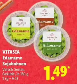 Lidl VITASIA Edamame Sojabohnen Angebot
