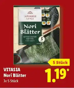 Lidl VITASIA Nori Blätter Angebot