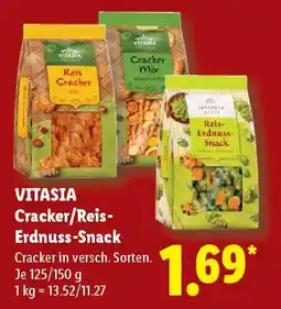Lidl VITASIA Cracker/Reis- Erdnuss-Snack Angebot
