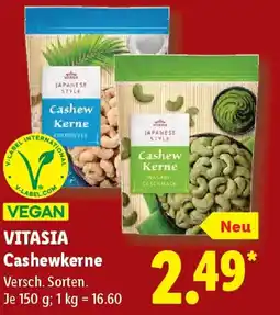 Lidl VITASIA Cashewkerne Angebot