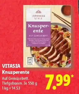 Lidl VITASIA Knusperente Angebot