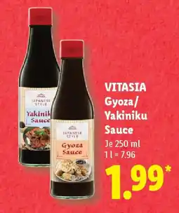 Lidl VITASIA Gyoza/ Yakiniku Sauce Angebot