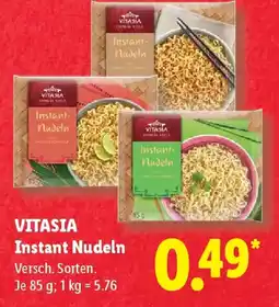 Lidl VITASIA Instant Nudeln Angebot