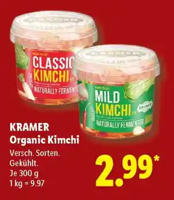 Lidl KRAMER Organic Kimchi Angebot
