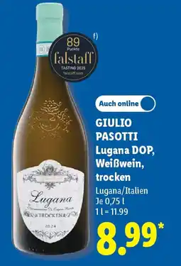 Lidl GIULIO PASOTTI Lugana DOP, Weißwein, trocken Angebot
