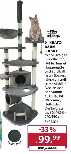 Dehner Dehner kratzbaum tabby Angebot