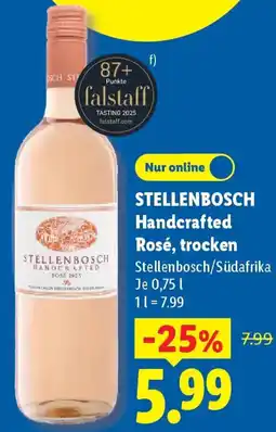 Lidl STELLENBOSCH Handcrafted Rosé, trocken Angebot
