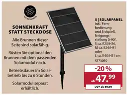 Dehner Solarpanel s Angebot