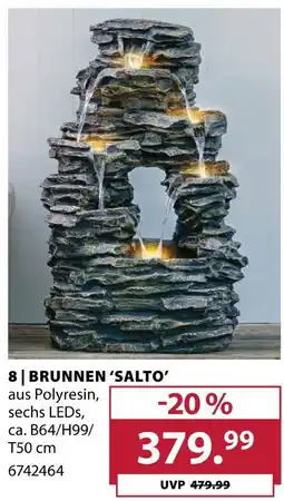Dehner Brunnen 'salto' Angebot