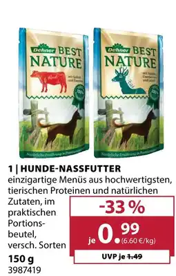Dehner Dehner best nature hunde-nassfutter Angebot