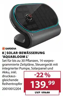 Dehner Gardena solar-bewässerung 'aquabloom l' Angebot