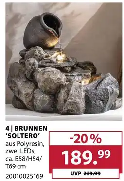 Dehner Brunnen 'soltero' Angebot