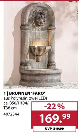 Dehner Brunnen 'faro' Angebot