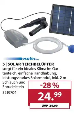 Dehner Esotec solar-teichbelüfter Angebot