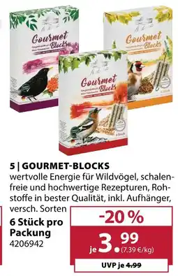 Dehner Gourmet blocks Angebot